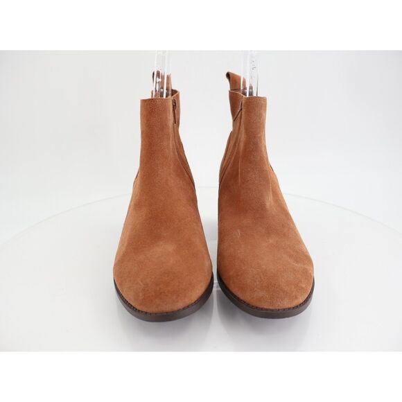 Vionic Roseland Bootie Womens Size 11 Brown Suede Leather Block Heel Boot - Picture 2 of 12